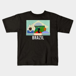 Brazil Fans Kids T-Shirt